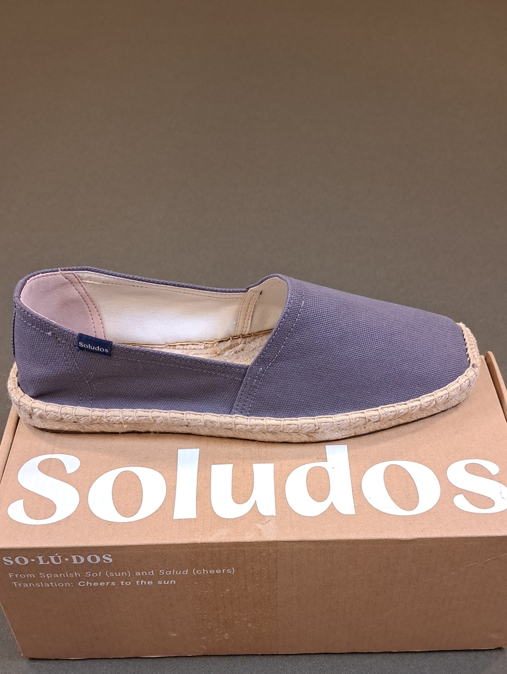 Soludos The Men's Original Espadrille - Color: Ceniza Gray - Size: 10-10.5